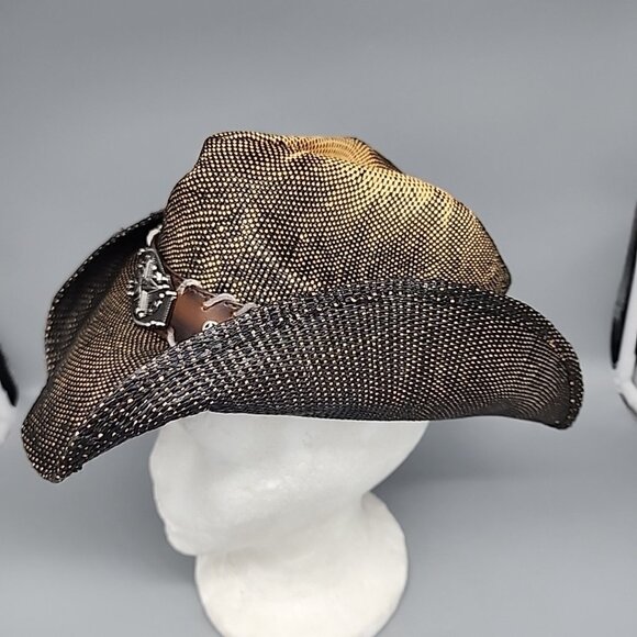 Cody James Unisex O John Straw Cowboy Hat Brown One Size - Picture 3 of 6